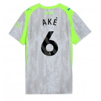 Stroje piłkarskie Manchester City Nathan Ake #6 Koszulka Trzeciej dla damskie 2025-26 Krótki Rękaw